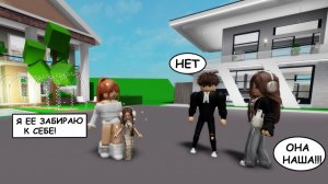😊ОНИ СКАЗАЛИ, ЧТО Я ИХ ДОЧЬ…__А ПОТОМ ЗАКРЫЛИ МЕНЯ В ГАРАЖЕ😭 #roblox #brookhaven #роблокс