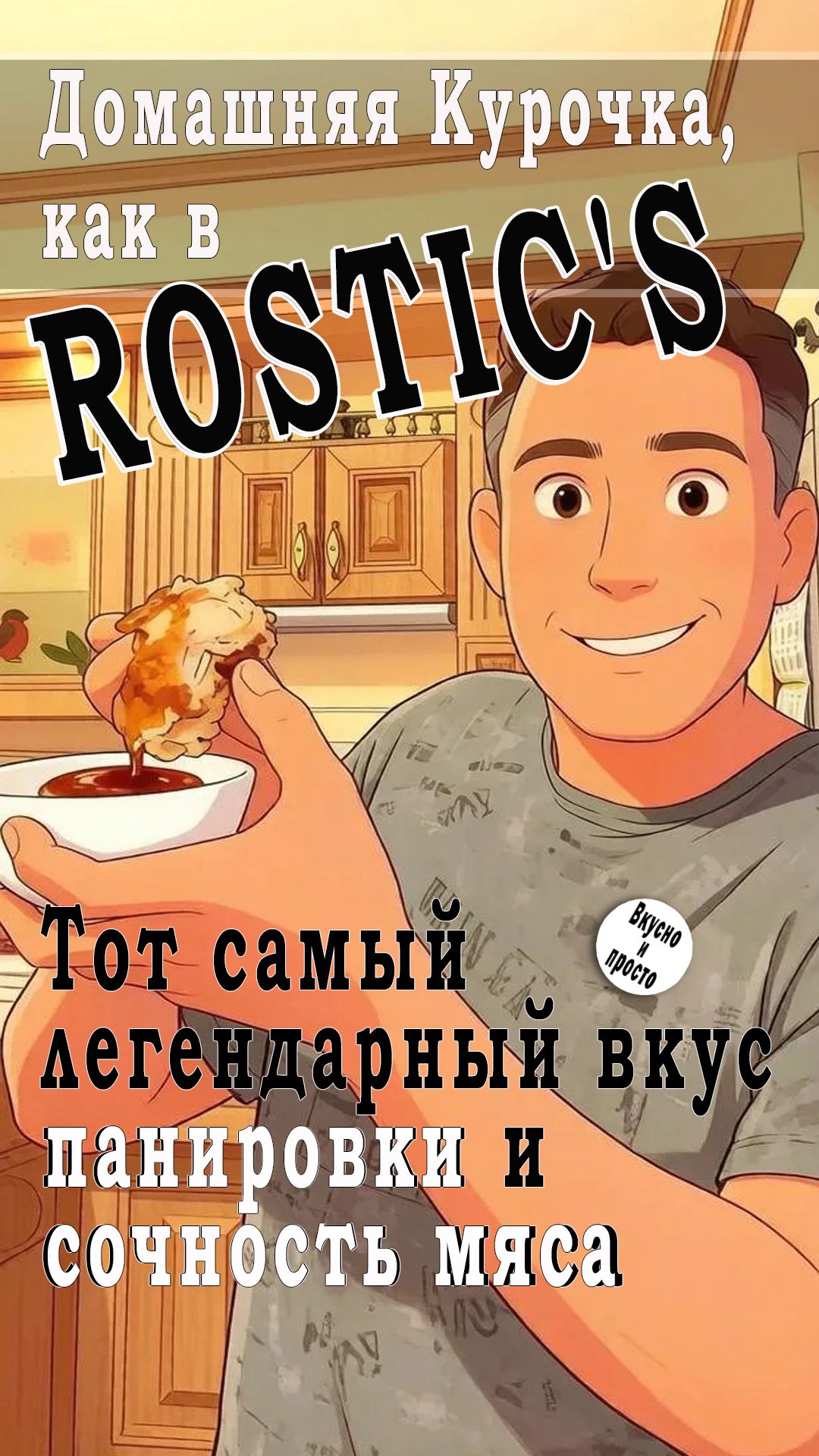 Домашняя Курочка, как в ROSTIC'S | Тот самый легендарный вкус панировки и сочность мяса