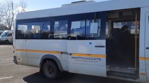 Микроавтобус Луидор-223327(MB Sprinter Classic) следует по маршруту 444(Москва - А/в Старая Купавна)
