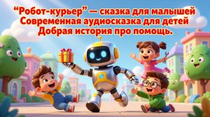 🤖Робот-курьер» — сказка для малышей | Современная аудиосказка для детей | Добрая история про помощь