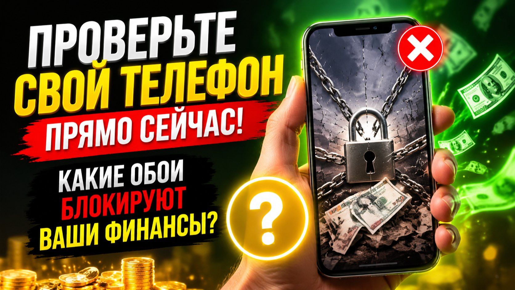 Проверьте свой телефон прямо сейчас. Какие обои блокируют ваши деньги. смотреть онлайн