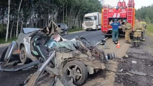 Женщина и трехлетний ребенок погибли в лобовом ДТП с грузовиком под Иркутском