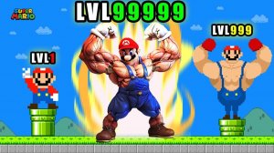 ОТ САМОГО СЛАБОГО ДО САМОГО СИЛЬНОГО МАРИО: УРОВЕНЬ 1 ДО 99999