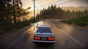 some roads remember you _ rainy autumn touge _ Toyota AE86