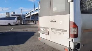 Микроавтобус Луидор-223237(MB Sprinter Classic) следует по маршруту 1214к(Москва-Электросталь)
