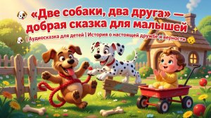 🐕🐕👶✨ «Две собаки, два друга» — добрая сказка для малышей | Аудиосказка для детей