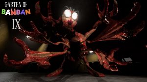 Garten of Banban 9 — Бой с зараженным боссом OONY BALOONY + Jumpscare (Геймплей 07)