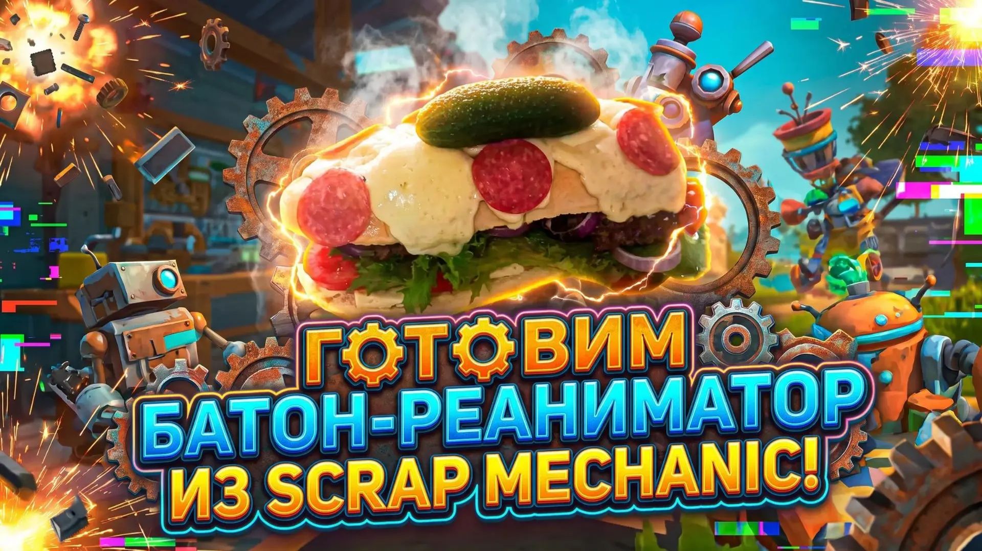 ГОТОВИМ БАТОН РЕАНИМАТОР В РЕАЛЬНОЙ ЖИЗНИ!!! смотреть онлайн