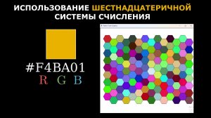 Использование шестнадцатеричной системы счисления. Кодирование цвета в программировании.