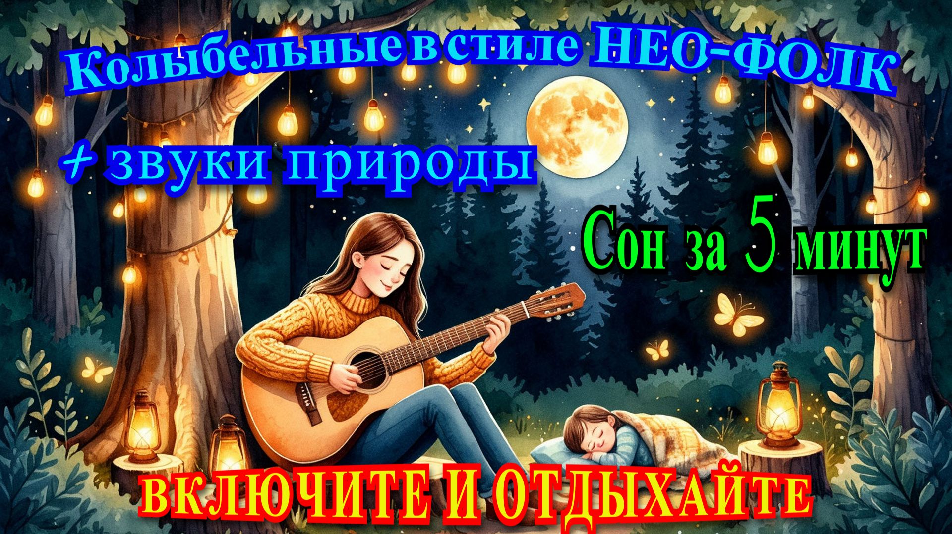 Спокойной ночи, малыш! Нео-фолк колыбельные, которые обнимают звуком смотреть онлайн