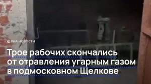 Трое рабочих скончались от отравления угарным газом в подмосковном Щелкове