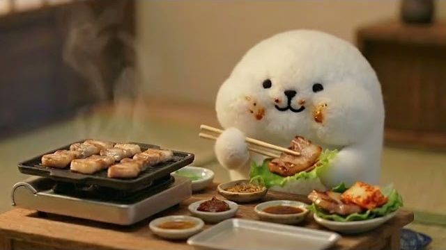 МУКБАНГ С МИЛЫМ АРАЛЕ! МММ..ВКУСНО! смотреть онлайн