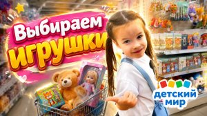 Алиса выбирает игрушки  в Детском Мире