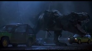 Первое появление Тираннозавра (T-Rex) | Парк Юрского периода (1993)