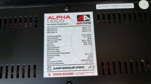 Усилитель AIRTONE ALPHA 1.1000