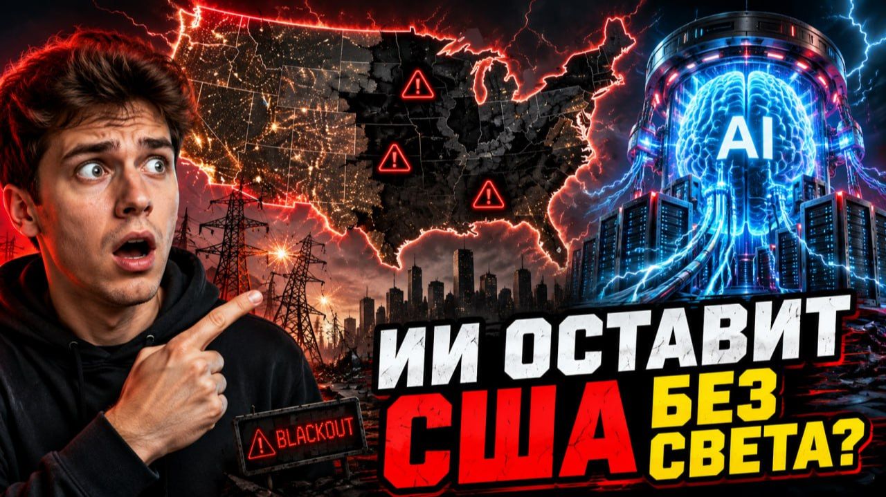 Искусственный интеллект может оставить США без электричества?