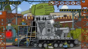 Создание КВ-44-М2 из ВК-44 — Мультики про танки