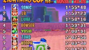 Sonic (SMK) - Hack of Mario Kart Super Circuit [GBA]