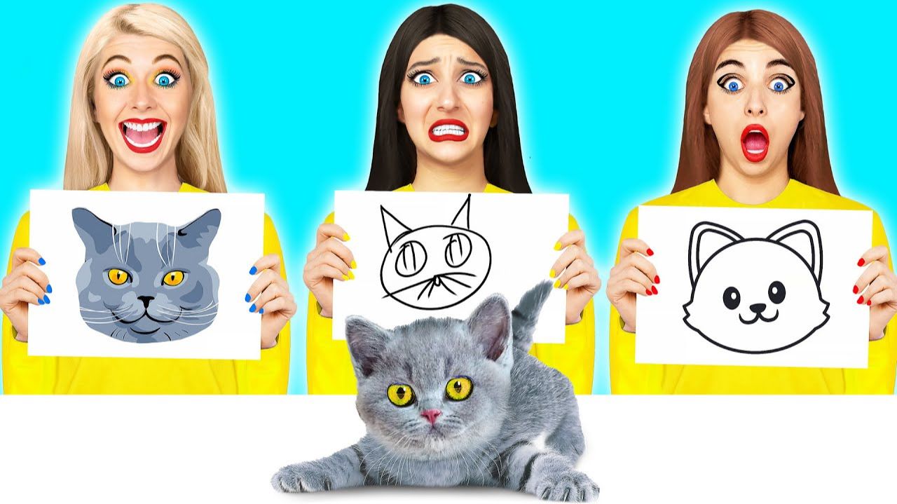 КТО ЛУЧШЕ НАРИСУЕТ ПРЕДМЕТ, ПОЛУЧИТ ЕГО ЧЕЛЛЕНДЖ #6 от Multi DO Challenge смотреть онлайн