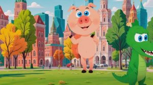 Котёнок Кордэ и друзья - Олимпиада по лужам и банановый судья - Смешные мультики для детей - Котёнок