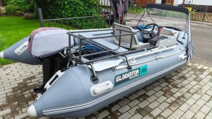 Лодка Gladiator E380PRO c мотором Gladiator 9,9(15) FHS