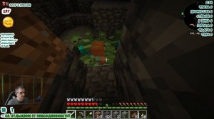 Продолжаем дальше рыть туннель (Minecraft - 005)