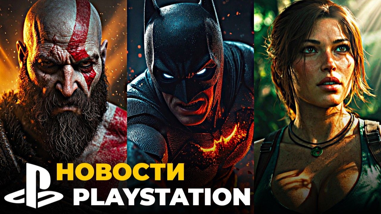 Новая игра про Бэтмена | Кратос в новом God Of War | Tomb Raider переносят — Новости PlayStation смотреть онлайн