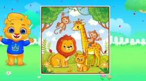 Детский развивающий мультфильм, пазлы, головоломка