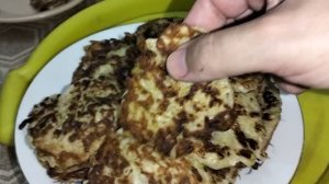 Мукбанг оладьи из капусты