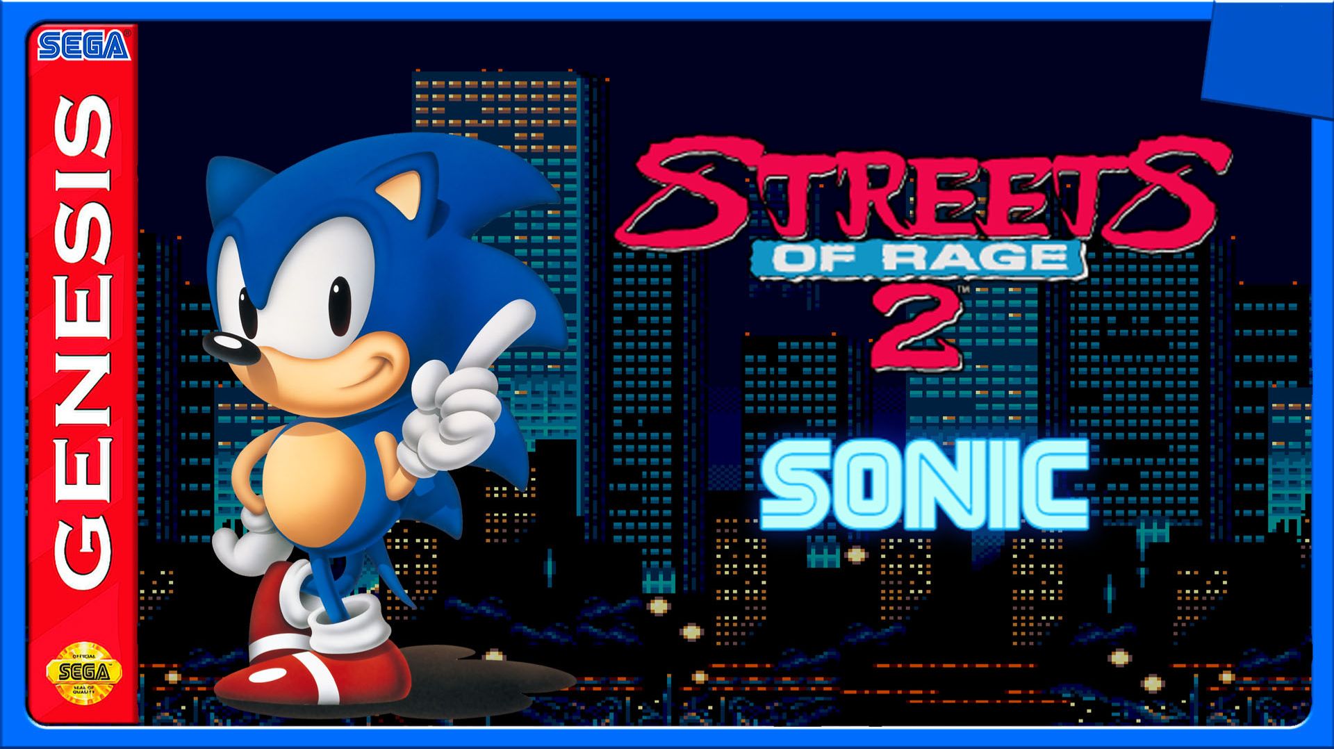 Streets of rage 2 - SONIC смотреть онлайн