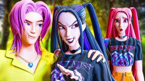 У МИРЫ ЕСТЬ СЕСТРА-БЛИЗНЕЦ?! K-Pop Охотницы на Демонов: Huntrix анимация