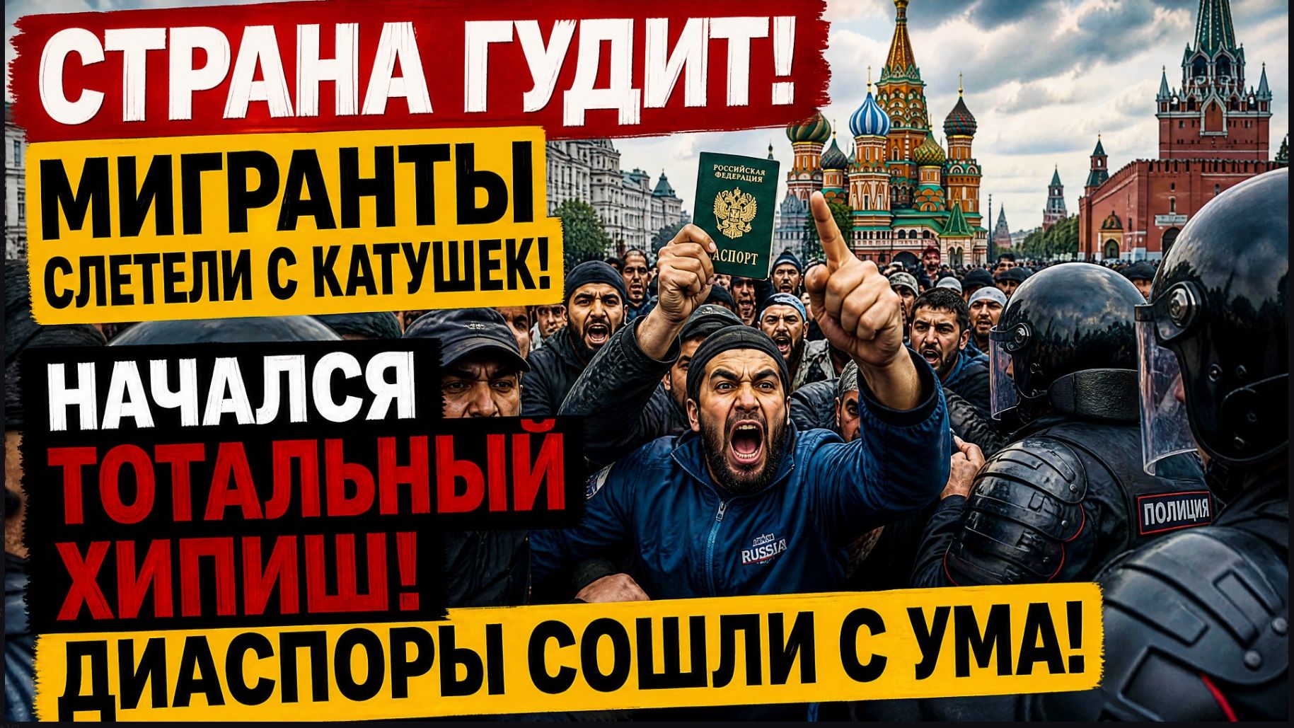 СТРАНА ГУДИТ! МИГРАНТЫ СЛЕТЕЛИ С КАТУШЕК НАЧАЛСЯ ТОТАЛЬНЫЙ ХИПИШ ДИАСПОРЫ СОШЛИ С УМА