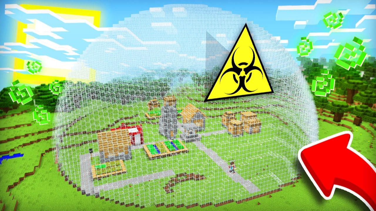 ВСЮ НАШУ ДЕРЕВНЮ ЗАКРЫЛИ НА КАРАНТИН В МАЙНКРАФТ ｜ Компот Minecraft смотреть онлайн