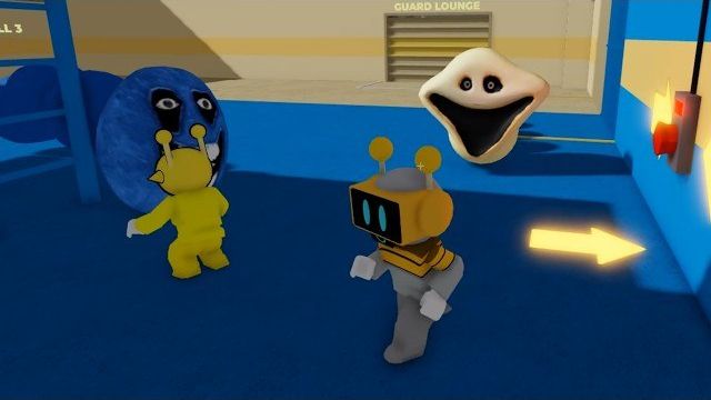 Веселый бот Спрун, Лили, Саймонс и Грей сыграли в игру Hungry Worm Vs Snake Побег из тюрьмы в ROBLOX смотреть онлайн