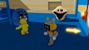 Веселый бот Спрун, Лили, Саймонс и Грей сыграли в игру Hungry Worm Vs Snake Побег из тюрьмы в ROBLOX