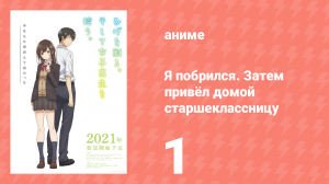 Я побрился. Затем привёл домой старшеклассницу 1 серия (аниме-сериал, 2021)