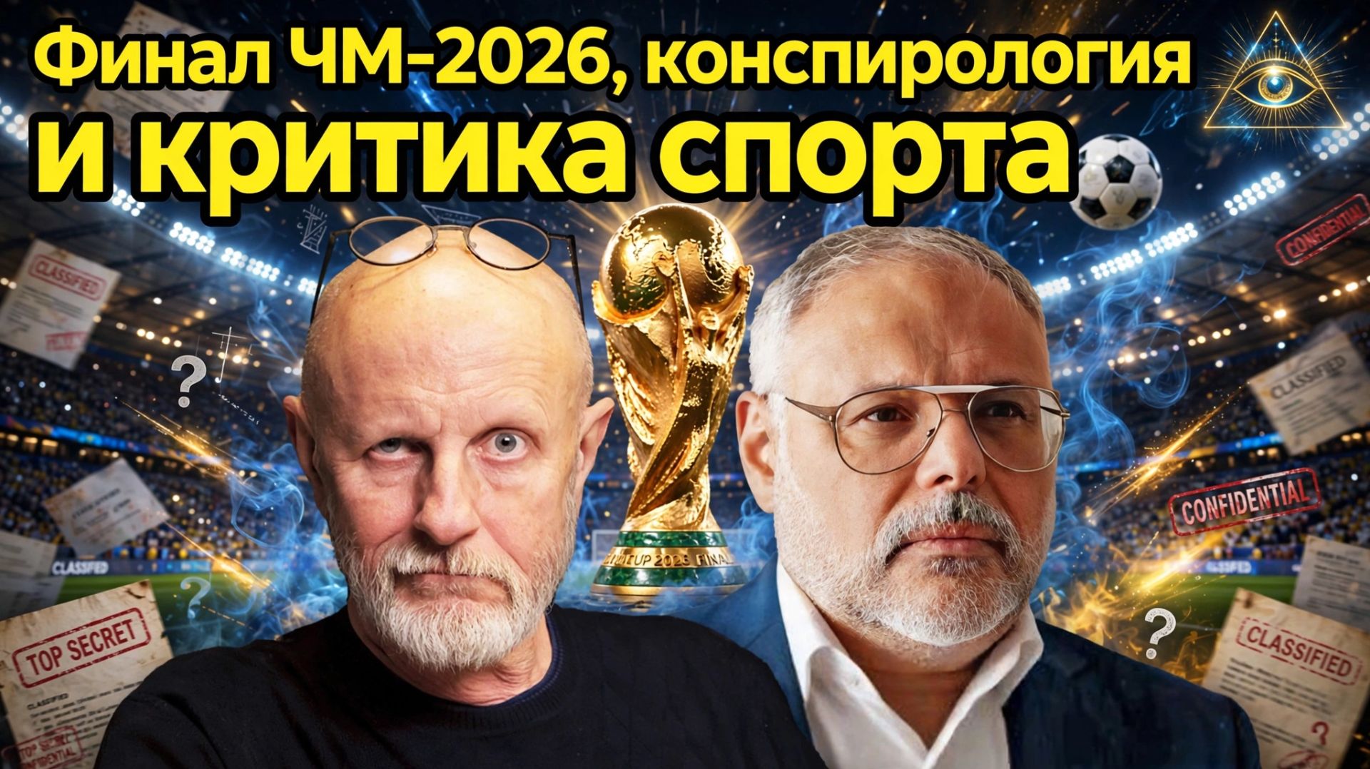 Михаил Хазин и Дмитрий Пучков: финал ЧМ-2026, конспирология и критика спорта смотреть онлайн
