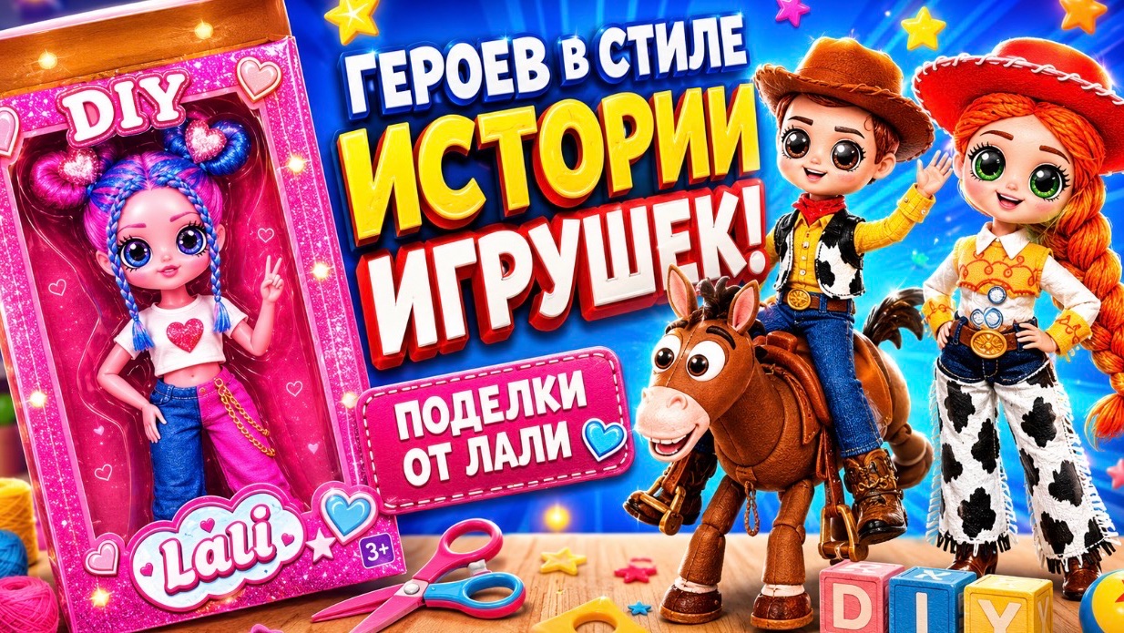 Создают Героев в Стиле «Истории игрушек» Своими Руками! Поделки от Кукол ЛОЛ ОМГ! смотреть онлайн