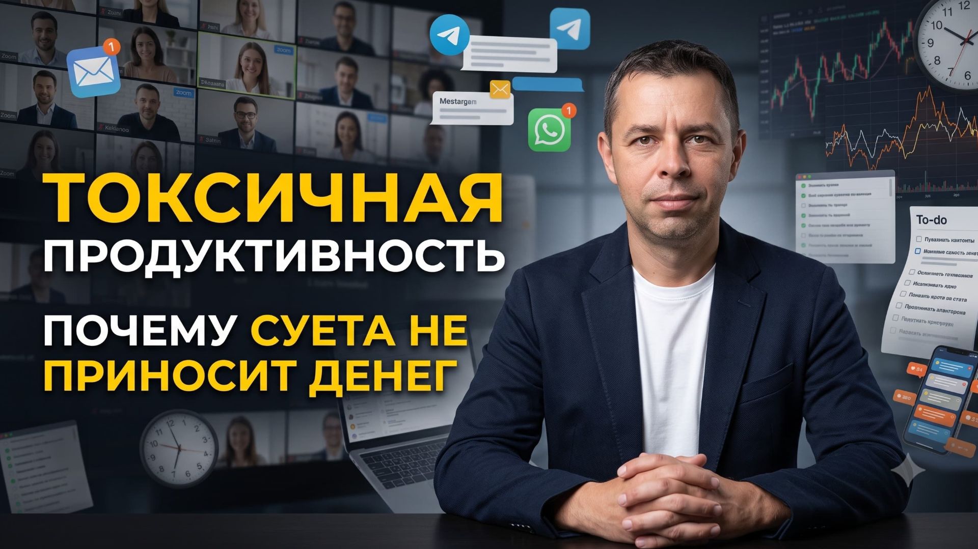 Ваша занятость 24/7 — это просто анестезия.