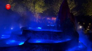 👉Парк Галицкого потрясающе выглядит вечером и ночью благодаря тщательно продуманной подсветке