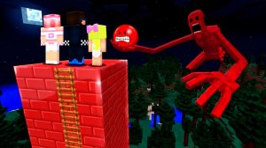 😡ВЫЖИВАЕМ НА БАШНЕ ПРОТИВ КРАСНОГО ВЕРИТИ В МАЙНКРАФТ! ШЕДИ MINECRAFT