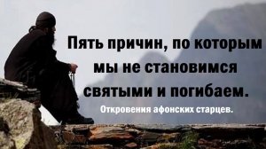 Смысл и цель жизни на земле. Поучения афонских старцев.