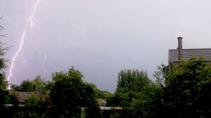 *ГРОЗА в ПОДМОСКОВЬЕ 12 ИЮЛЯ ЧАСТЬ 2. БеСкОнЕчНыЕ молнии и ГРОМ*