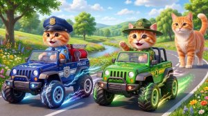 Мама-кошка подстригает шерсть на ферме и делает тигровую шапку для котят дома🐾🎩🐯