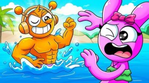 СПРУНКИ или СПРУНКЕ | Случай на пляже | Мультик для детей | Sprunki мультфильм