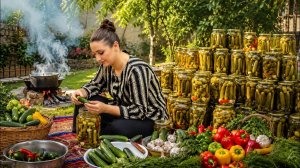 ГОТОВИМ домашние соленья Деревенская жизнь Азербайджанская Кухня Деревенская Кухня  Рецепты