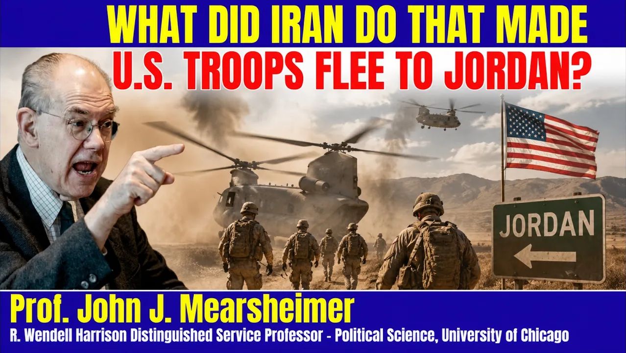 Iran Destroys U.S. Bases Across the Gulf—U.S. Troops Retreat to Jordan John Mearsheimer смотреть онлайн