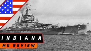 ЛИНКОР INDIANA! СТАЛЬНАЯ ТЕНЬ, ЧТО ПОЖИРАЕТ ГОРИЗОНТ! МИР КОРАБЛЕЙ