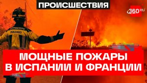 Испания и Франция в огне: сотни тысяч жителей бегут от лесных пожаров