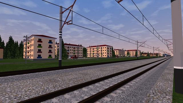 эп1м с пассажирским поездом в игре Skyrail